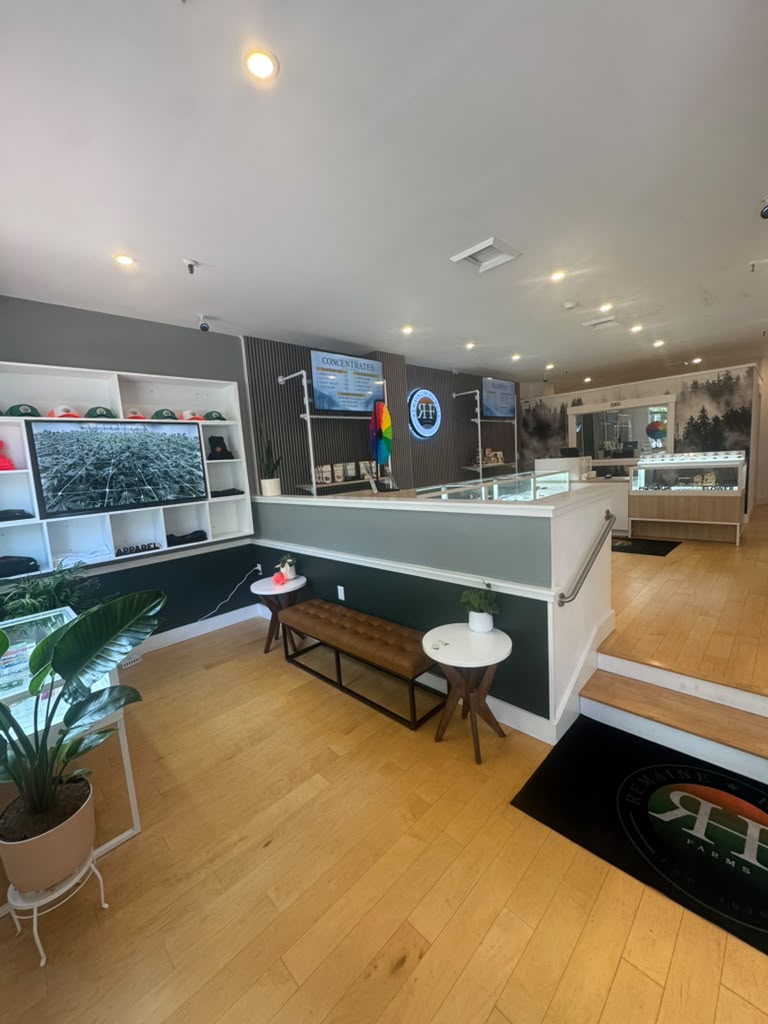 Inside the ReMaine Humble Farms dispensary lobby